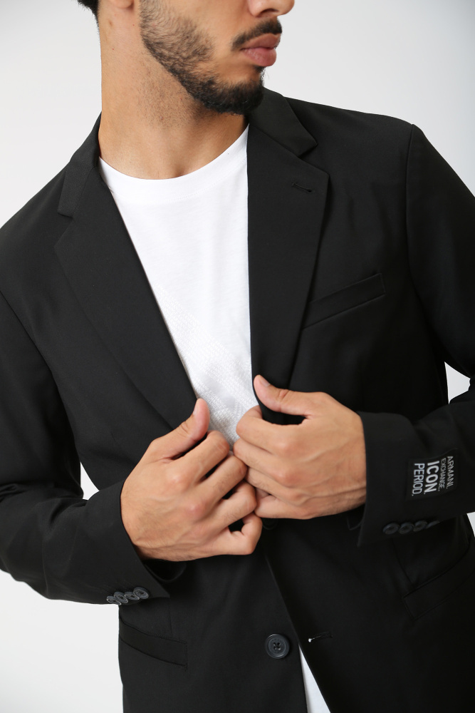 8NZGP1_ZNPMZ Пиджак Armani Exchange Черный