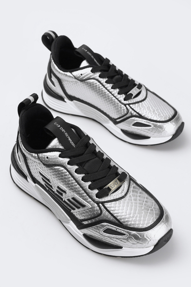 X8X160_XK365 Кроссовки EA7 Серебряный