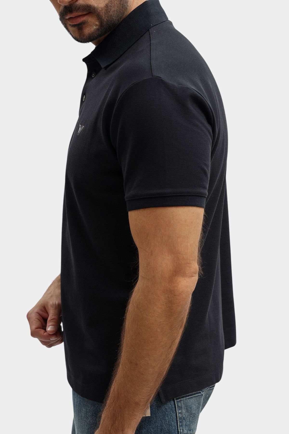 Поло Emporio Armani Синий