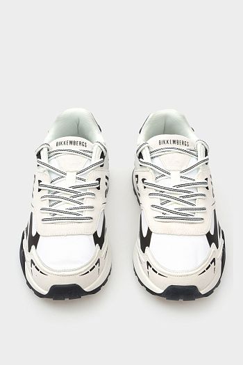 Кроссовки замшевые черные Bikkembergs