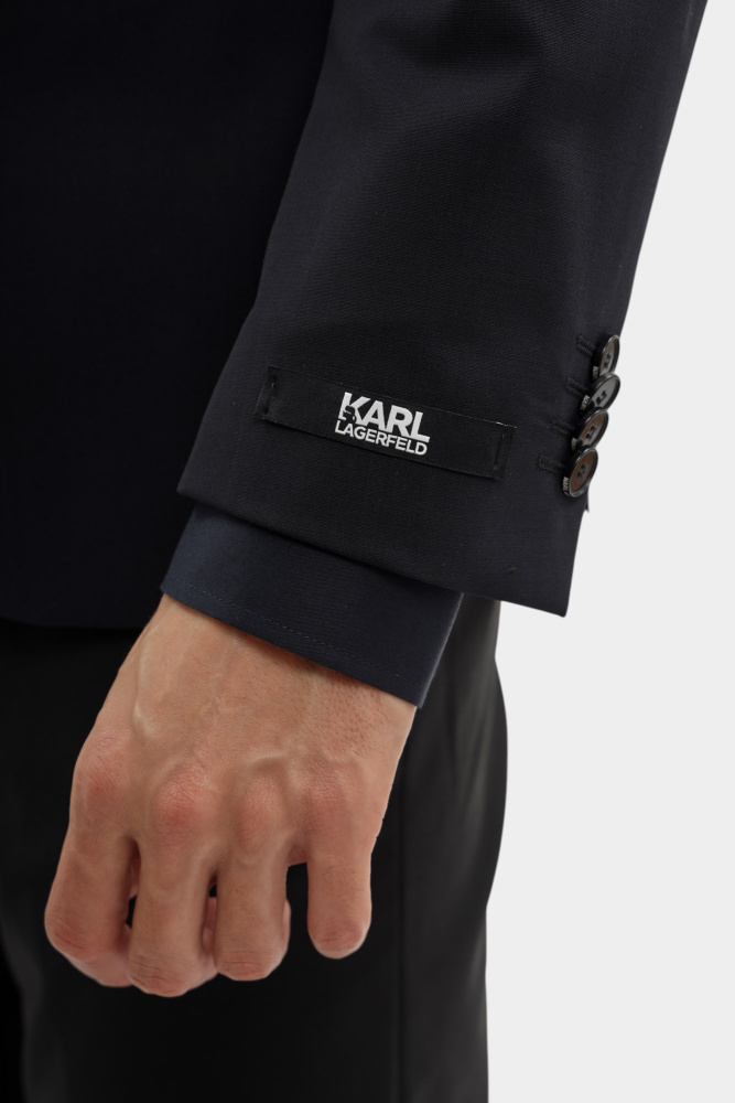 500099_155200 Пиджак классический Karl Lagerfeld Синий