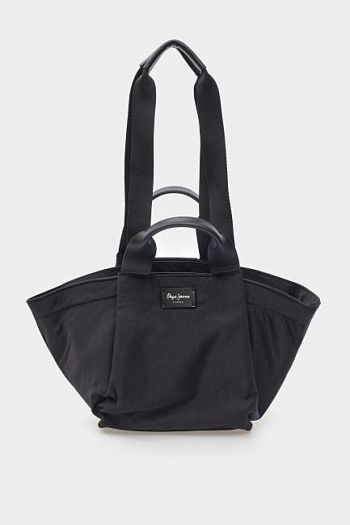 Сумка шопер черная Pepe Jeans