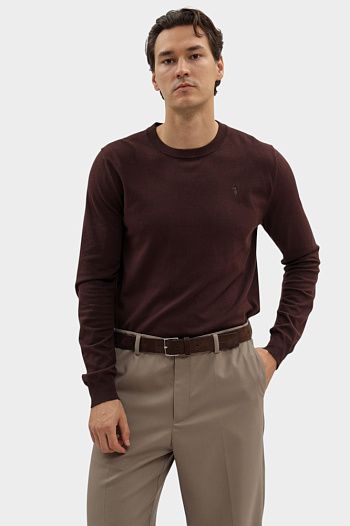 Джемпер  из вискозы коричневый Trussardi