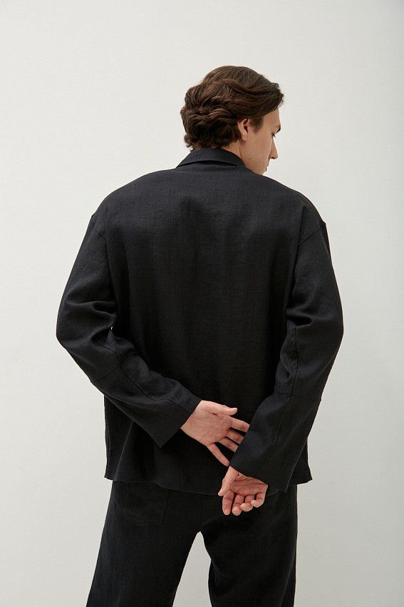 Рубашка с длинным рукавом The Hills Черный