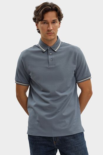 Поло из хлопка Emporio Armani