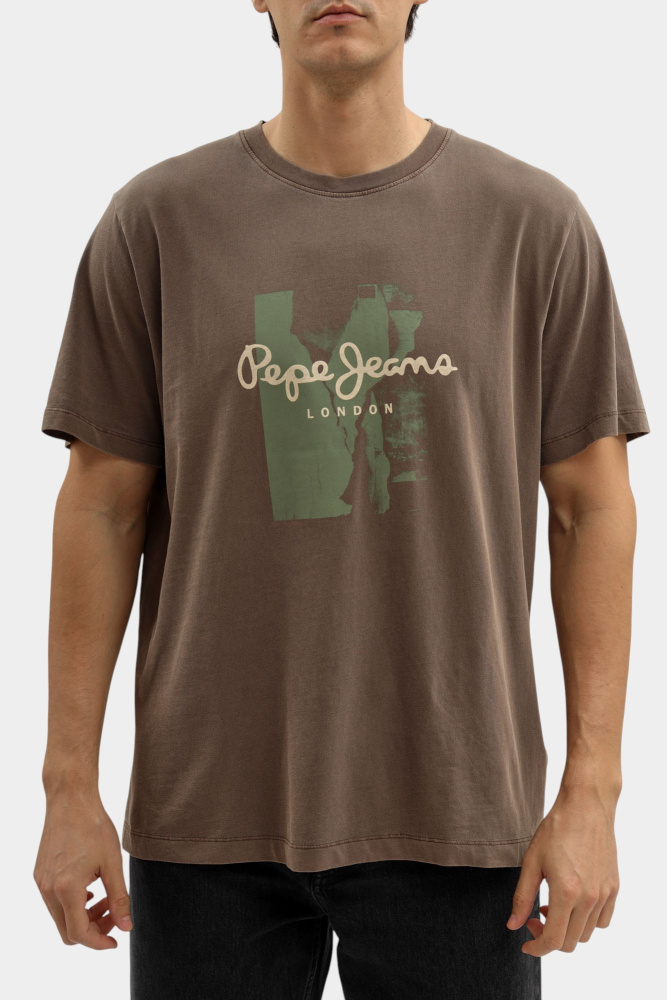 PM5010099 Футболка Pepe Jeans Коричневый