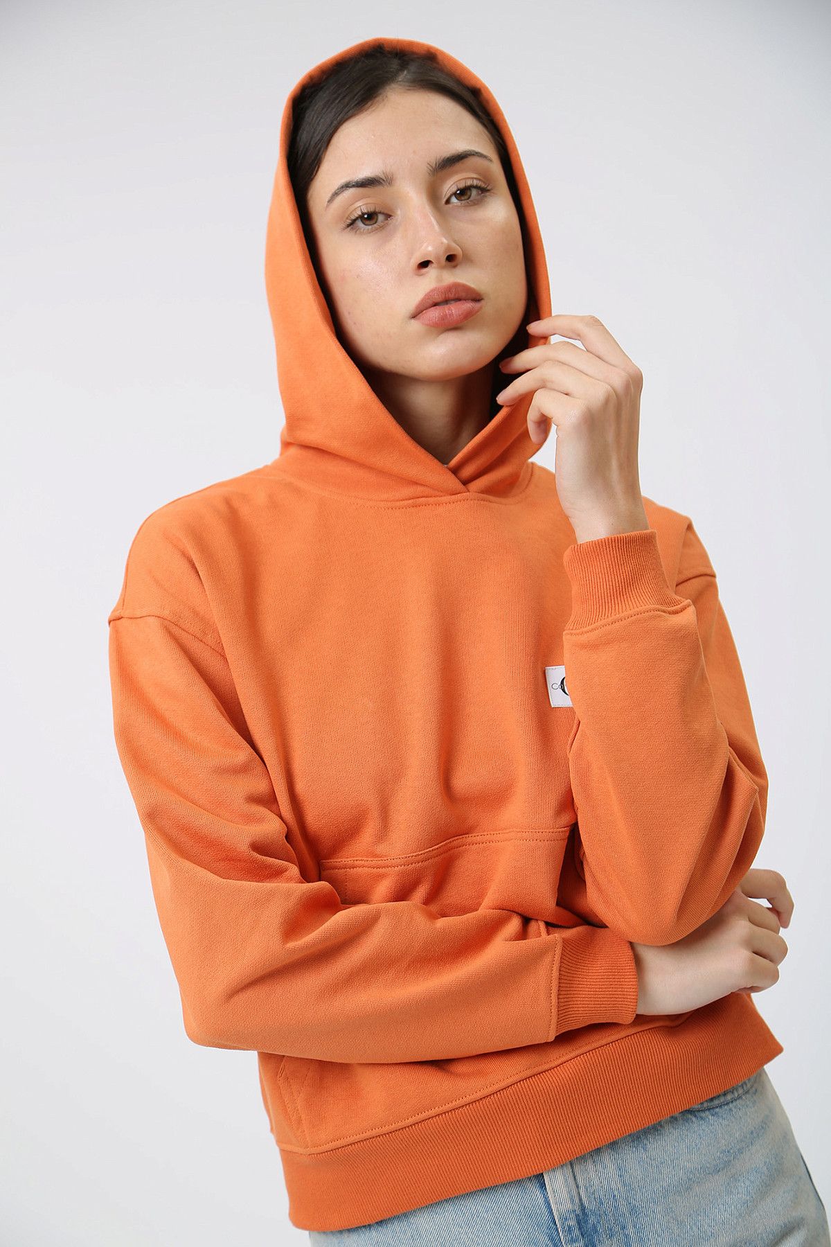 Худи Calvin Klein Jeans Оранжевый