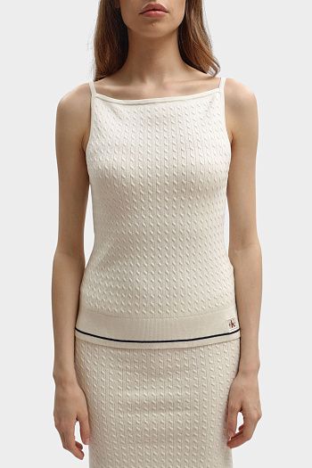Топ хлопковый Calvin Klein Jeans