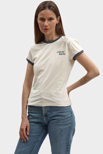 Футболка из хлопка Calvin Klein Jeans
