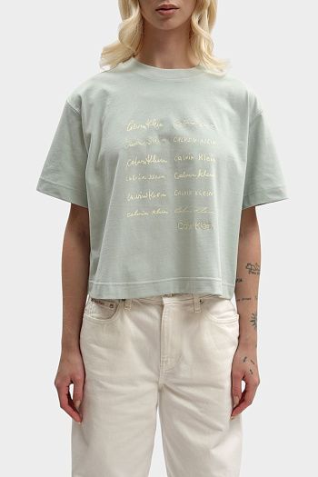 Футболка из хлопка Calvin Klein Jeans