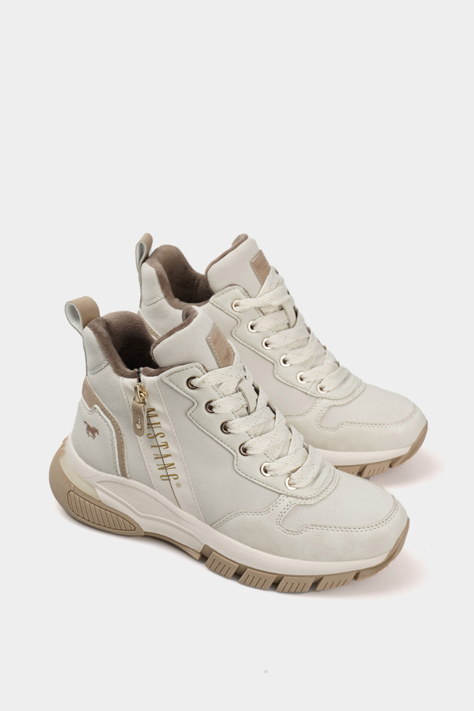 1481-501 Кроссовки Mustang Бежевый