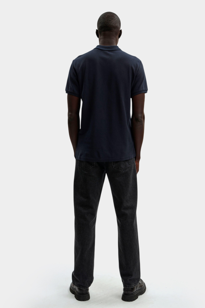 1017409 Поло Mustang Черный