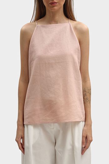 Топ розовый льняной Calvin Klein Jeans