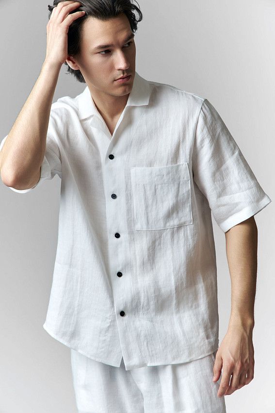 Рубашка с коротким рукавом The Hills Белый