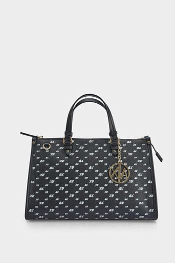 Сумка тоут черная Armani Exchange
