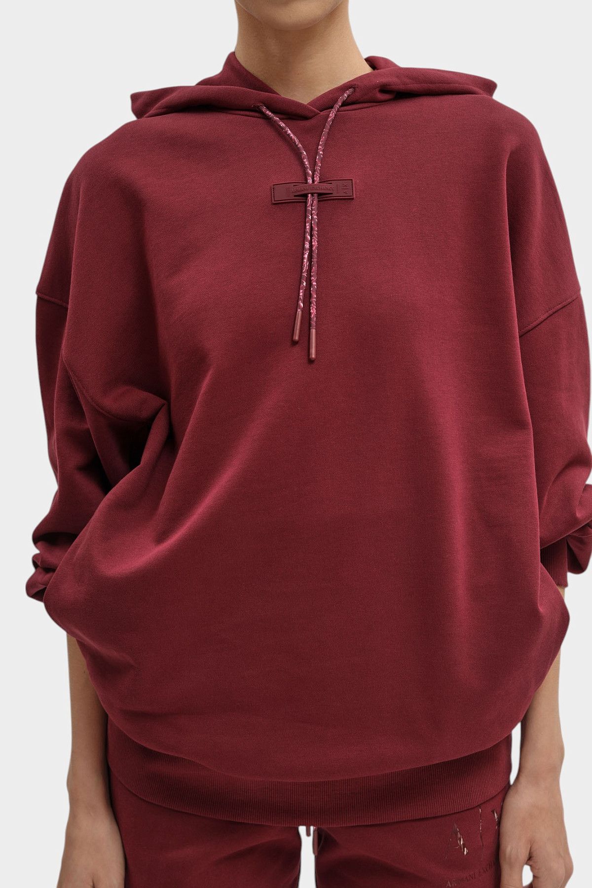 Худи Armani Exchange Бордовый