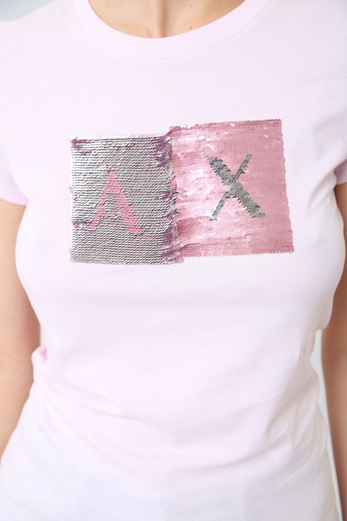 Футболка Armani Exchange Розовый