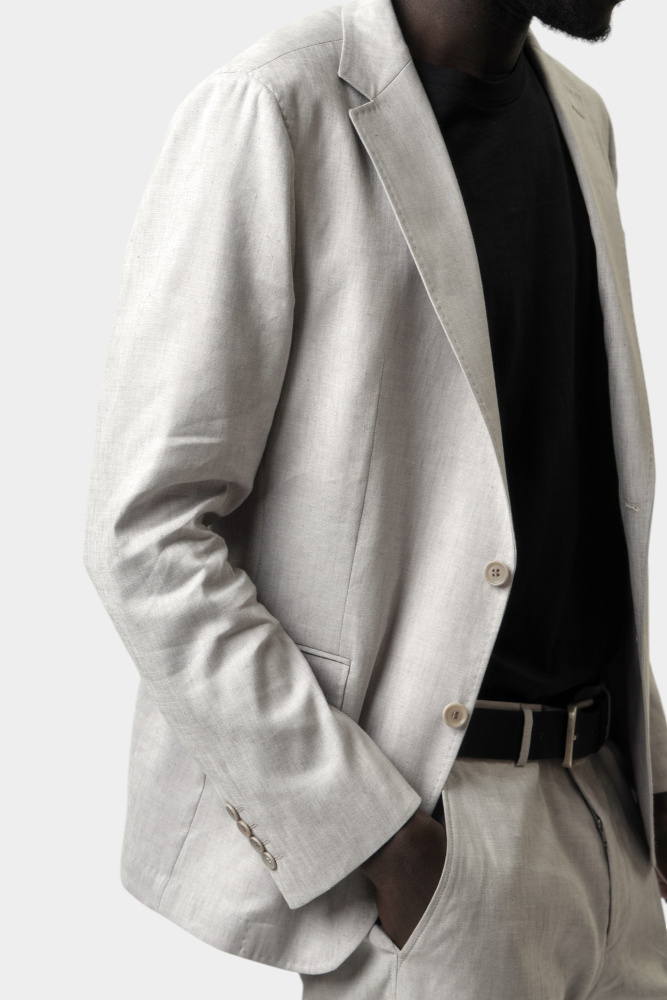 30046008_10019404 Пиджак классический Strellson Серый