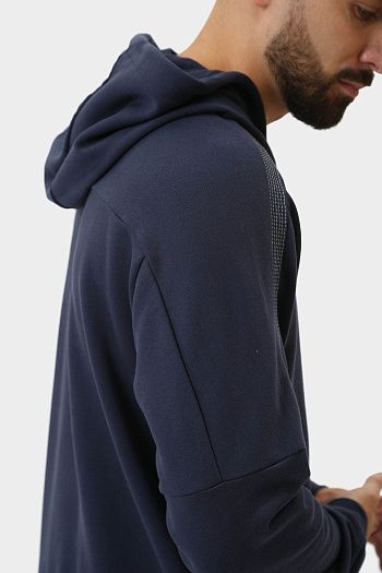 Свитшот хлопковый синий Armani Exchange