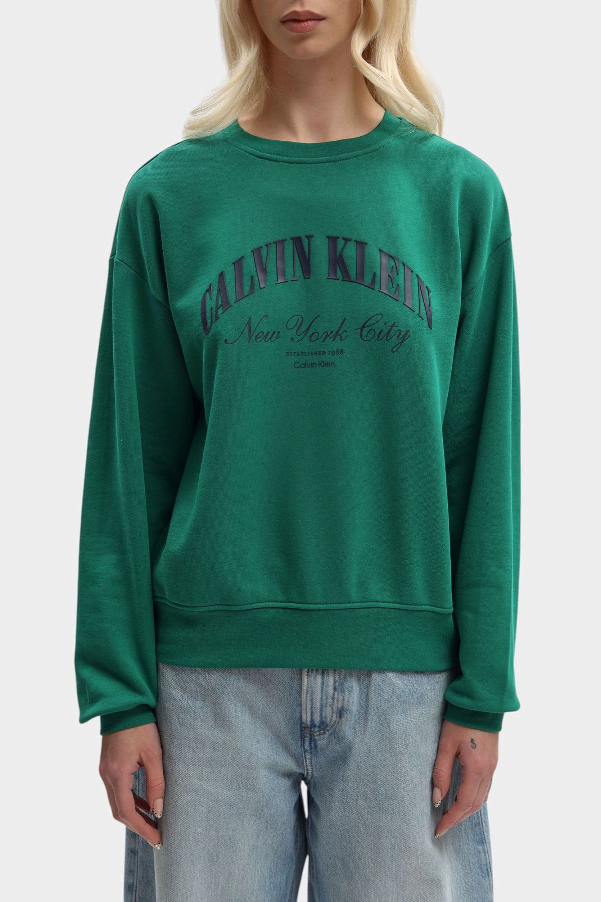 Свитшот б/р Calvin Klein Jeans Зеленый