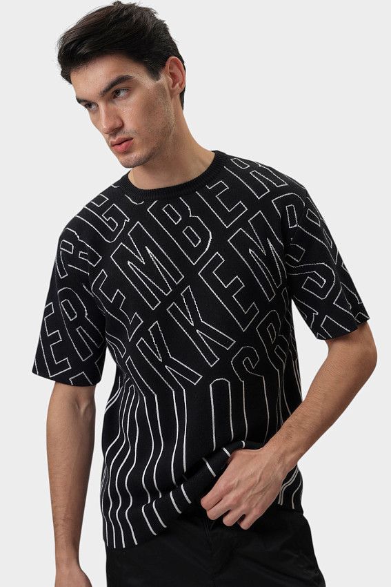Футболка трикотажная Bikkembergs Черный