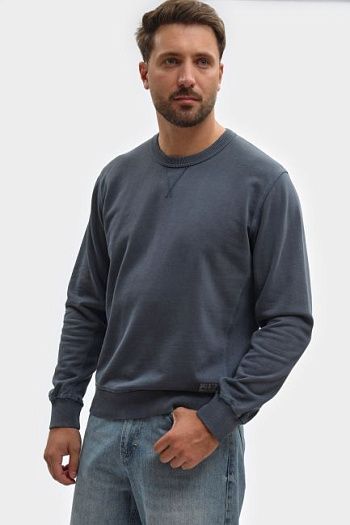 Свитшот хлопковый серый Pepe Jeans