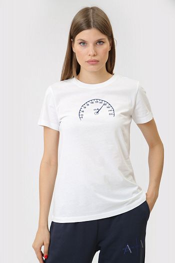 Футболка хлопковая белая Armani Exchange