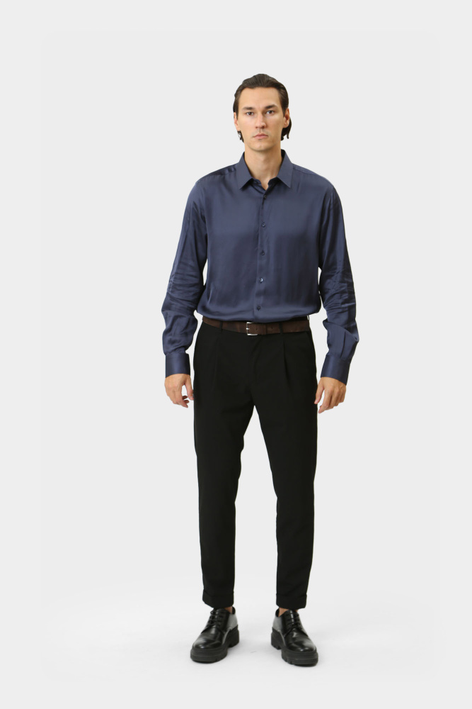 544634_605000 Сорочка д/р Karl Lagerfeld Синий