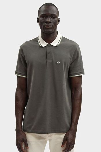 Поло из хлопка Armani Exchange