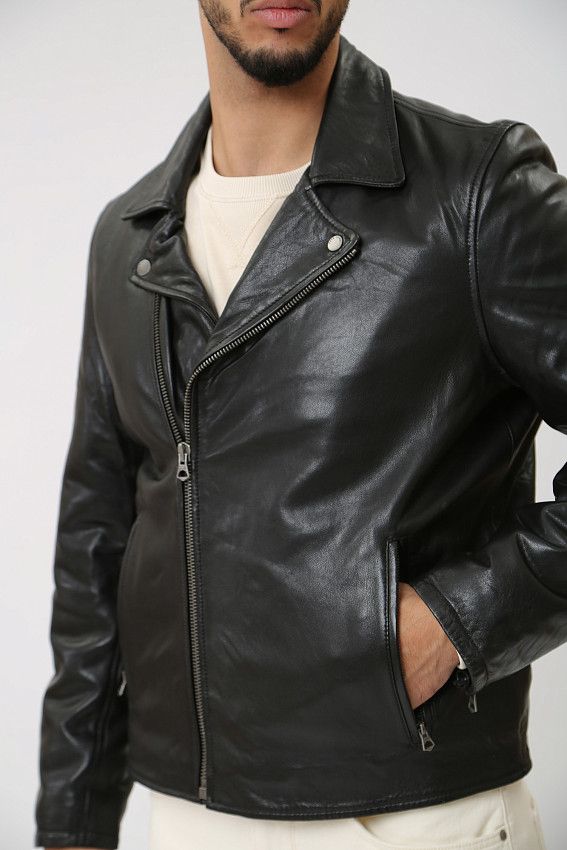 Куртка кожаная Pepe Jeans Черный