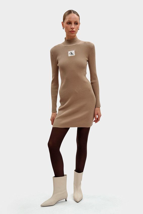 Платье Calvin Klein Jeans Капучино