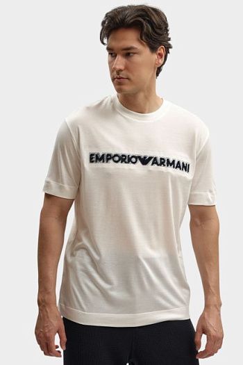 Футболка из хлопка Emporio Armani