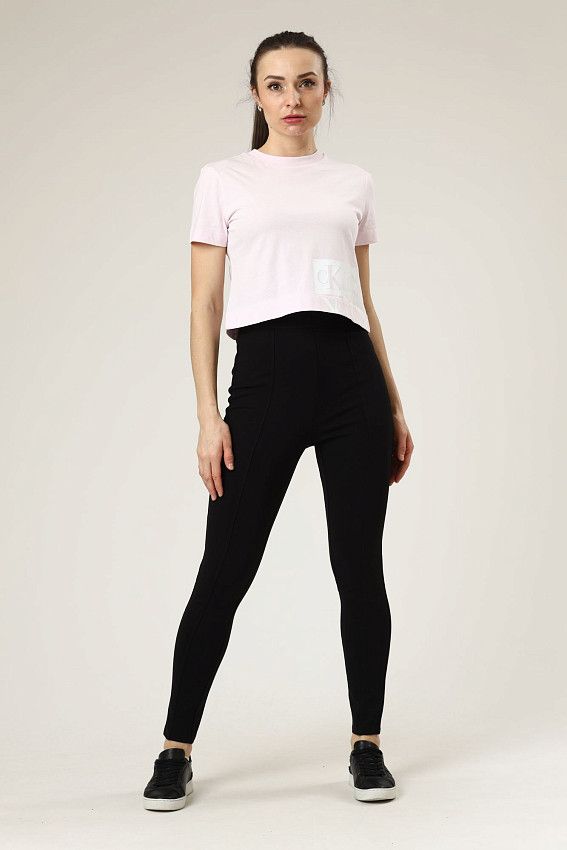 Футболка кроп-топ Calvin Klein Jeans Calvin Klein Jeans Розовый