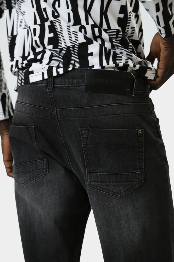 BMD0574 Брюки джинсовые Bikkembergs Черный