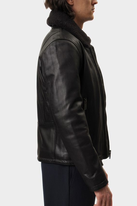 Куртка кожаная Strellson Коричневый