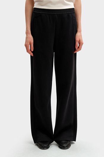 Брюки хлопковые черные Emporio Armani