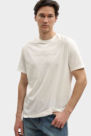 Футболка из хлопка Armani Exchange