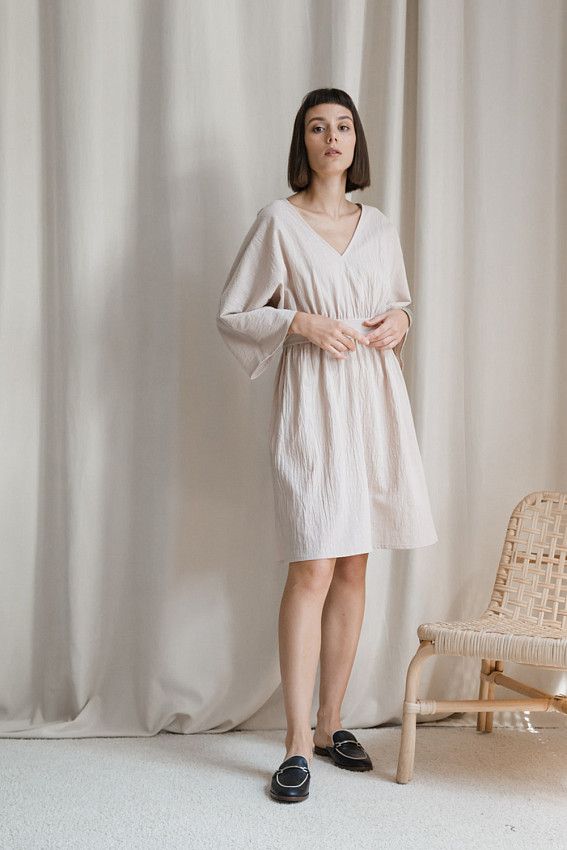 Платье The Hills Бежевый