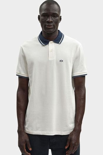 Поло из хлопка Armani Exchange