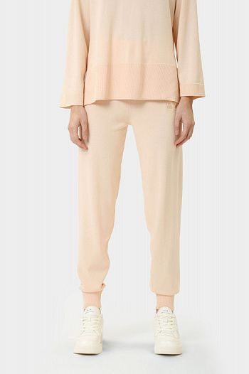 Брюки из вискозы розовые  Armani Exchange