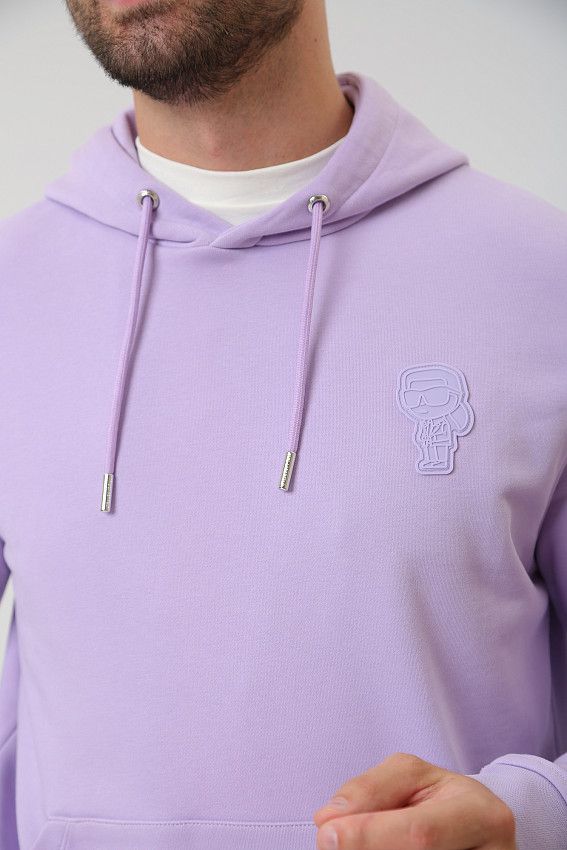 Худи Karl Lagerfeld Фиолетовый