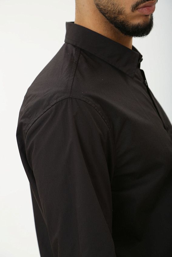 Рубашка с длинным рукавом Armani Exchange Черный