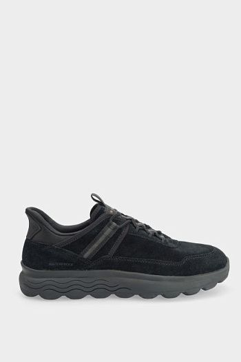 Кроссовки кожаные черные Geox