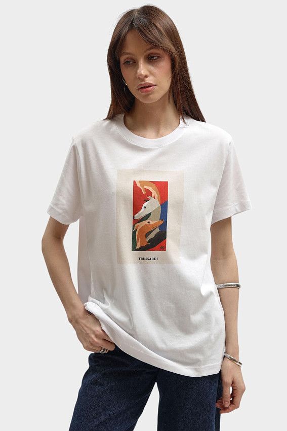 Футболка Trussardi Белый