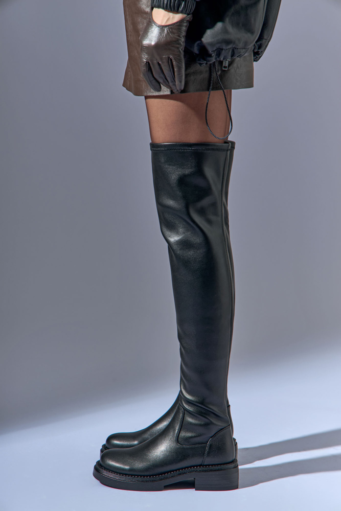 MCW088_01KB Ботфорты Marc Cony Черный