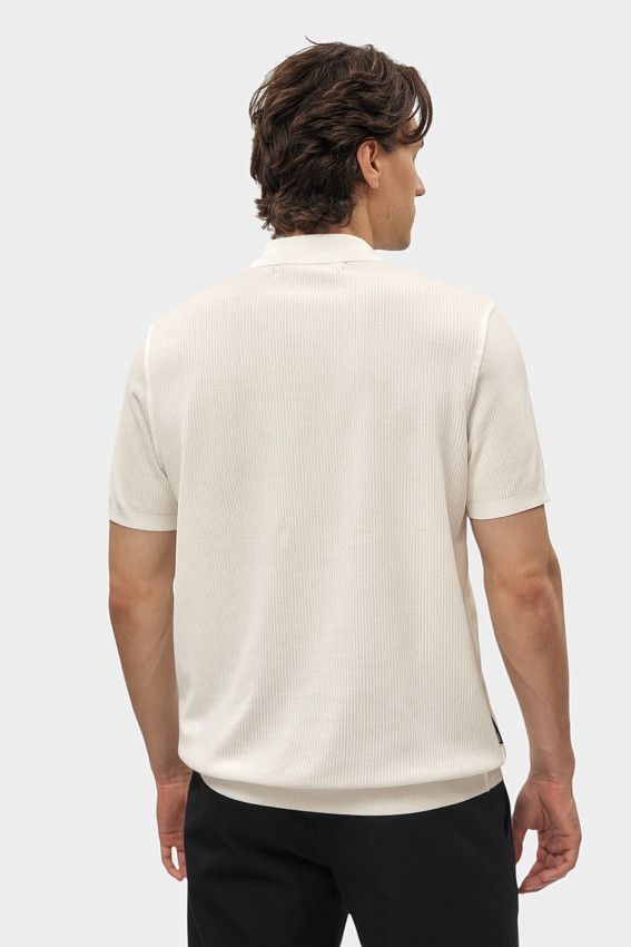 Поло Karl Lagerfeld Молочный