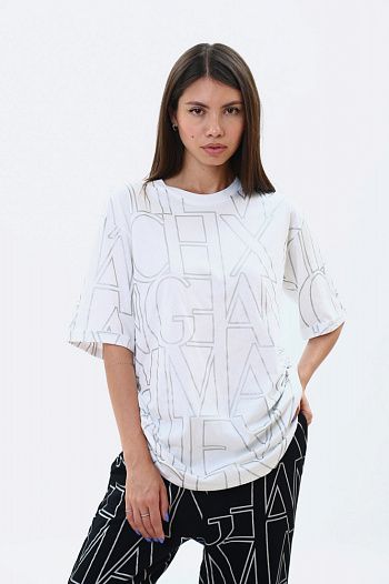Футболка хлопковая белая Armani Exchange