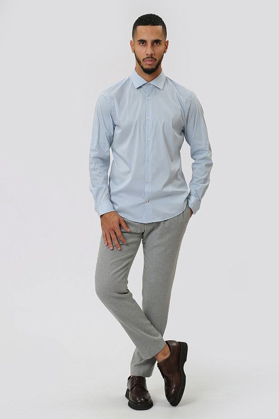 Сорочка д/р Strellson Синий