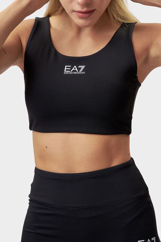 Топ спортивный EA7 Черный