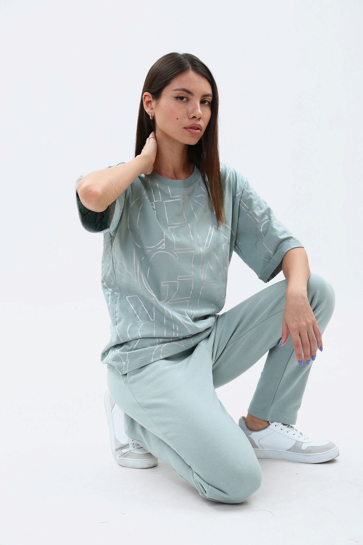 Футболка Armani Exchange Бирюзовый